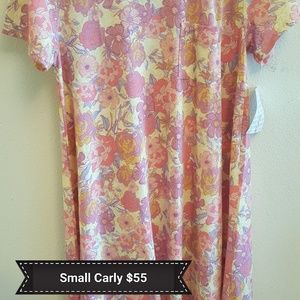 Small floral lularoe Carly